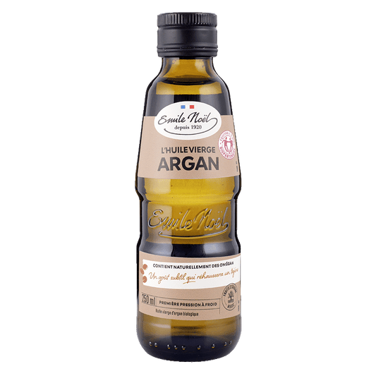 émile Noël -- Huile vierge d'argan bio équitable alimentaire (origine Maroc) - 250 ml